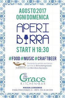 Al Grace di Massa Lubrense un agosto a tutta Birra