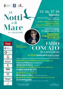 A Sant’Agnello “Le notti e il Mare” con Fabio Concato