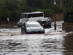 Al primo acquazzone allagamenti e frane in costiera sorrentina