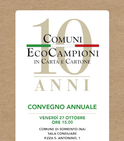 A Sorrento il convegno dei Comuni Ecocampioni