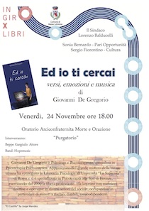 A Massa Lubrense si presenta il libro “Ed io ti cercai”