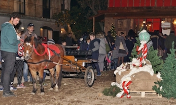 A Villa Fiorentino la mostra dei presepi ed il Villaggio di Babbo Natale