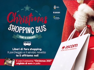 Sosta e bus gratis per lo shopping a Piano di Sorrento