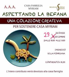 Domani alla Villa Pompeiana evento per la casa famiglia Myriam