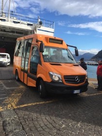 Un nuovo bus per il trasporto pubblico di Capri