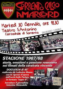 Domani la prima del docufilm sul Sorrento della stagione 1967-68