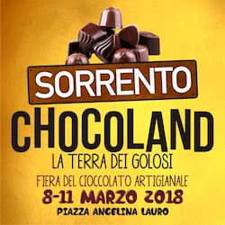 Tutto pronto a Sorrento per Chocoland, la fiera del cioccolato