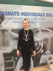 Elena D’Esposito della Ginnastica Sorrento alle finali nazionali