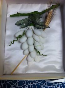 Palme e pigne di uva di confetti dalla costiera per Papa Francesco – foto –