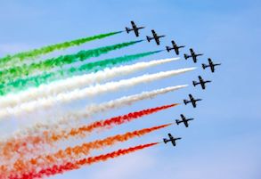 Domani a Sorrento l’esibizione delle Frecce Tricolori