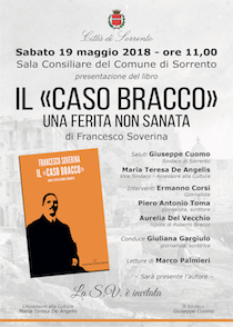 A Sorrento si presenta il libro Il Caso Bracco