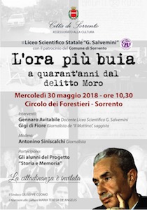 A Sorrento gli studenti ricordano Aldo Moro