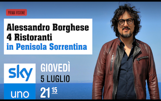 La penisola sorrentina protagonista di 4 Ristoranti su Sky Uno con Alessandro Borghese