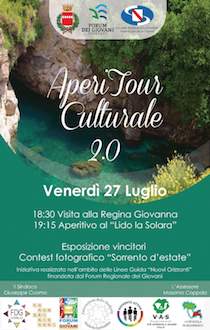 Torna l’AperiTour Culturale del Forum dei Giovani di Sorrento