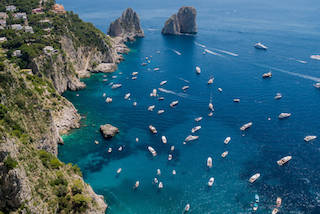 Area marina di Capri, prevista una forte stretta per il diporto