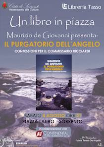 Sabato a Sorrento Maurizio de Giovanni presenta “Il Purgatorio dell’angelo”