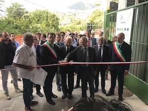 De Luca inaugura il depuratore di Punta Gradelle: “Ma non basta”