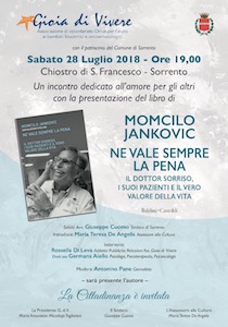 Sabato a Sorrento il Dottor Sorriso presenta il suo libro