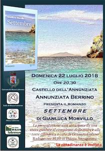 Al Castello dell’Annunziata presentazione del romanzo di Morvillo