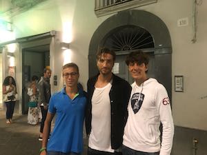 Il portiere Mirante si gode un po’ di relax a Sorrento