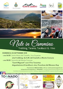 Trekking, musica e prodotti tipici sulle colline di Vico Equense