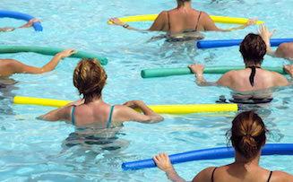 A Sorrento lezioni gratuite di acquagym