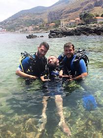 Corsi di sub per disabili al Parco di Punta Campanella – foto e video –