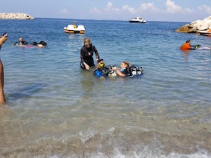 A Sorrento corsi di immersione per disabili