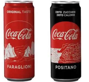 La Coca Cola celebra le bellezze della Campania