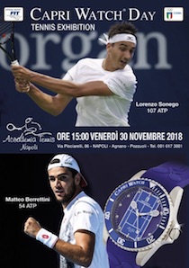 Le promesse del tennis incontrano i campioni al Capri Watch Day