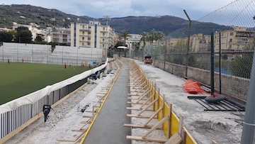 Avanzano spediti i lavori al Campo Italia di Sorrento