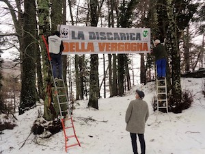 Area picnic sulla discarica, sequestro al Faito