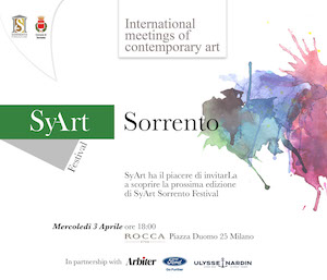 Milano accoglie il SyArt Sorrento Festival