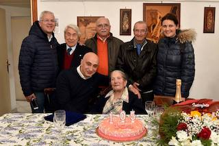 A Piano di Sorrento festa per due ultracentenari