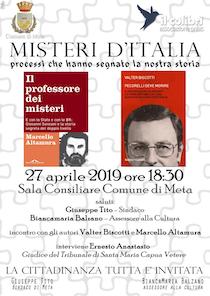 A Meta presentazione di due libri sui misteri d’Italia