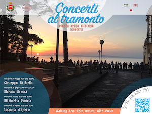 Concerti al tramonto a Sorrento, il programma della rassegna