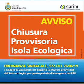 Emergenza rifiuti, a Vico Equense isola ecologica chiusa per stoccare l’umido