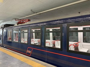 In servizio un nuovo treno oggetto di revamping in Circumvesuviana