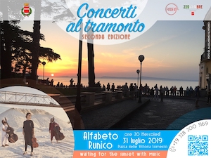 Stasera in piazza della Vittoria a Sorrento concerto di Alfabeto Runico