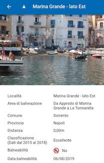 Niente divieto di balneazione alla Marina Grande di Sorrento, esposto Wwf