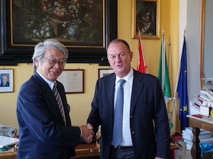 L’ambasciatore del Giappone in visita a Sorrento