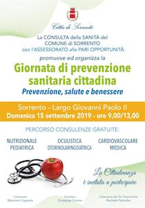 Prevenzione. Visite gratuite a Sorrento