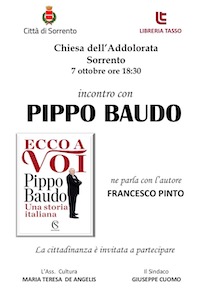 Pippo Baudo presenta a Sorrento il suo libro