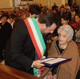 Festa a Vico Equense per i 100 anni di Olimpia Esposito