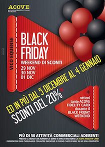 Da domani il Black Friday di Vico Equense