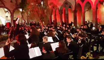 Concerto dei ragazzi del Liceo “Grandi” al Chiostro di San Francesco di Sorrento