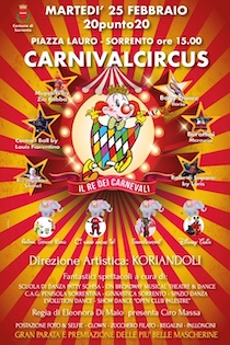 A Sorrento arriva il Carnivalcircus