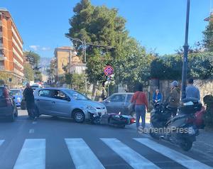 Incidente a Sorrento, ferita una donna