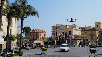 Pasqua blindata. A Sorrento anche droni con telecamere termiche – foto –