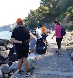 Quintali di rifiuti rimossi dal Miglio Blu di Massa Lubrense